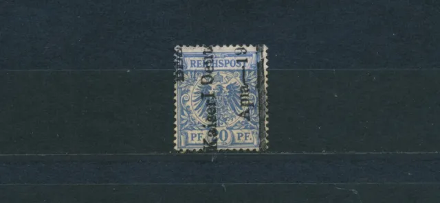 Samoa 20 Pfennig Adler Bezahlt Stempel Apia Michel V 48 d (S25199)