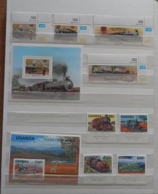 Kleines Lot Eisenbahnmarken wie abgebildet, gut erhalten, siehe Foto.