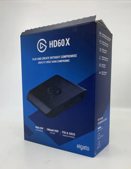USED Elgato HD60 X External Capture Card (PS5 & Xbox Optimized) 1080p60 HDR