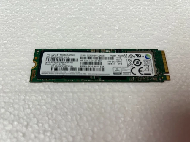 Solid State Samsung Pm981 Mzvlb1t0halr Samsung 1tb Samsung Ssd