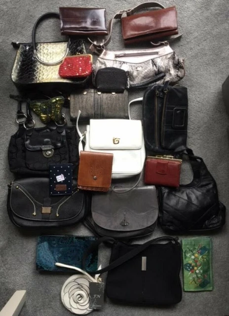 JOB LOT OF 21 Handbags And Purses - Monsoon Saddler Next Jane Shilton  Debenhams £6.35 - PicClick UK