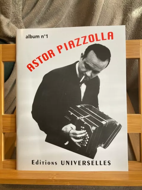 Astor Piazzolla Album n°1 piano accordéon chant partition éd. Universelles