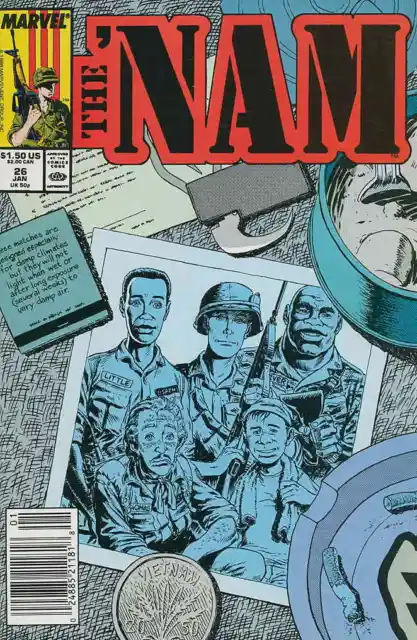 Nam, The #26 (Newsstand) VF; Marvel | Vietnam War comic - we combine shipping