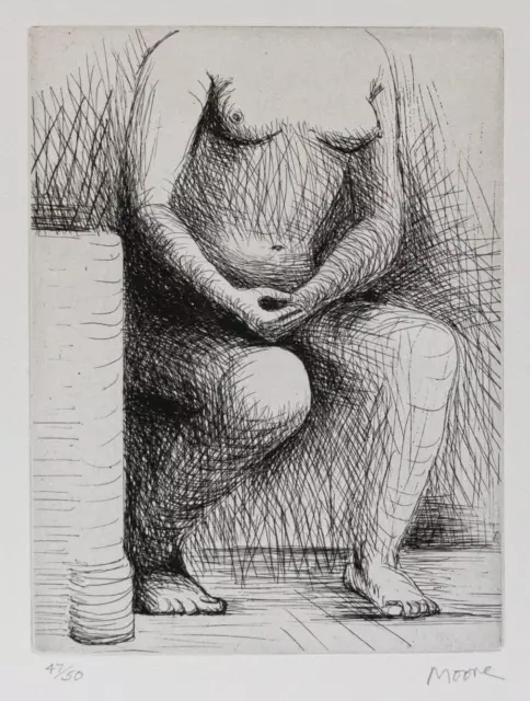 Henry Moore  "Seated figure" (1979)