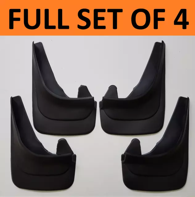 Rubber Moulded Universal Fit Car MUDFLAPS Mud Flaps Fits Toyota Auris