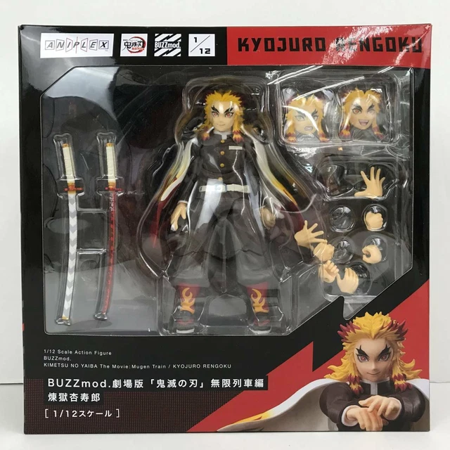 thumbnail image 2 of Aniplex BUZZmod. Kyojuro Rengoku 1/12 Scale Figure – Demon Slayer, PVC, 5.9 Inches, New From Japan 2 of 4