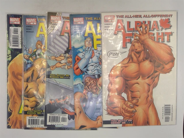 All New, All Different Alpha Flight #2-4, 6 & 7 Marvel Comics 2004 FN/VF FL