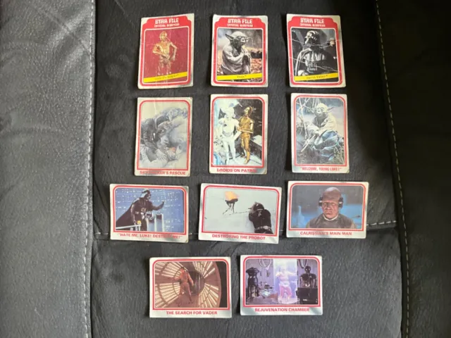 1980 Star Wars Empire Strikes Back Scanlens Cards