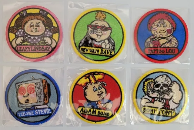 2022 Gpk Book Worms Patch Toppers Complete Set Of 6   Brand New