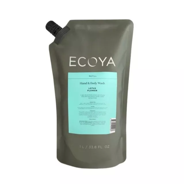 Ecoya Hand & Body Wash Refill - Lotus Flower