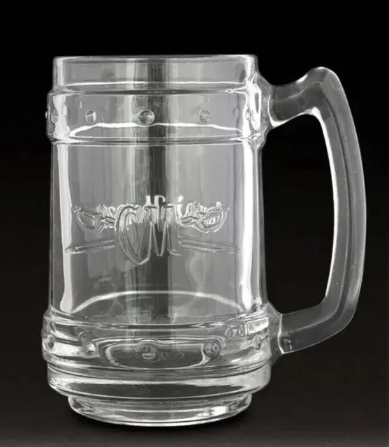 Captain Morgan clear tankard glass mug New