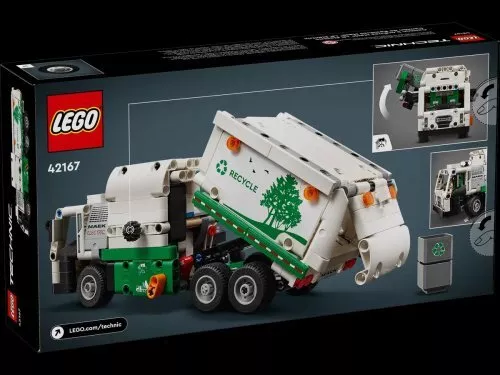 Technic Camion della spazzatura mack lr electric Lego 42167