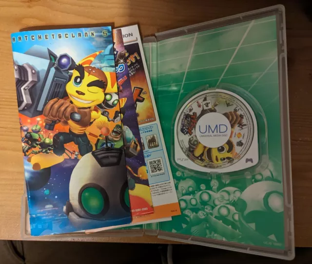 Ratchet and Clank 5 - Sony PSP - Japanese import game, complete w/ manual