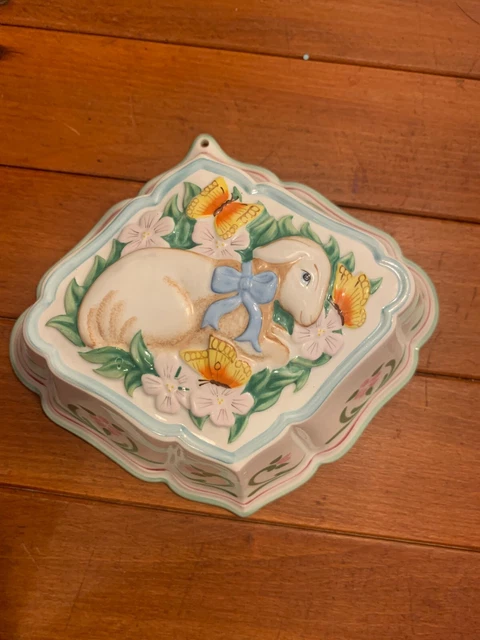 Franklin Mint porcelain wall jelly mold, Vintage ceramic jelly mold, wall plate-