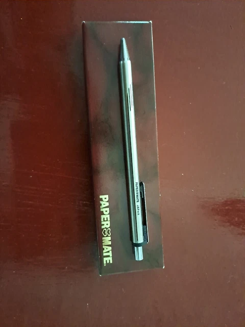 Stylo Bille Avon En Acier Brossé Argenté - Occasion, Bon état Général