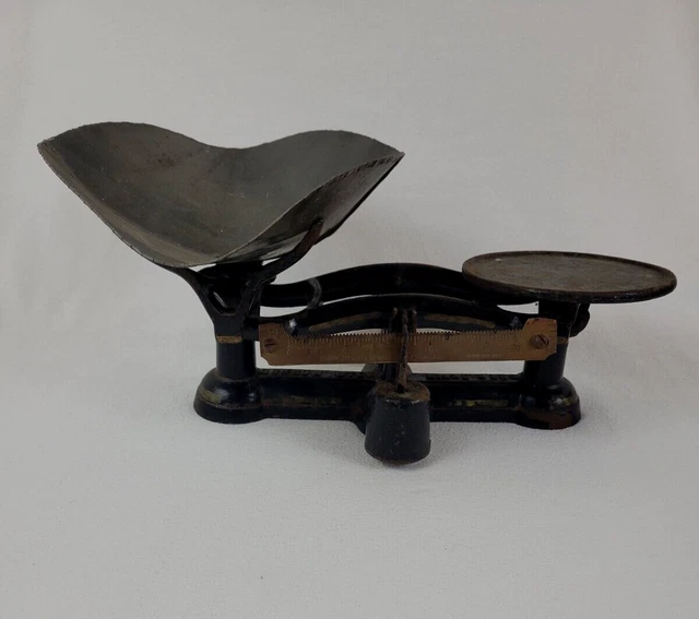 Antique Burrow Stewart Milne 4 lb Scale From Chocolate Candy Manufacturer Store