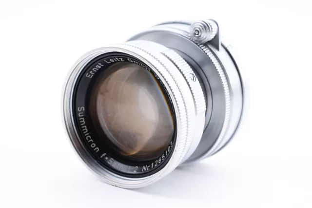[EXC+4] Leica Ernst Leitz GmbH Wetzlar Summicron 5cm 50mm F/2 L39 LTM From JAPAN