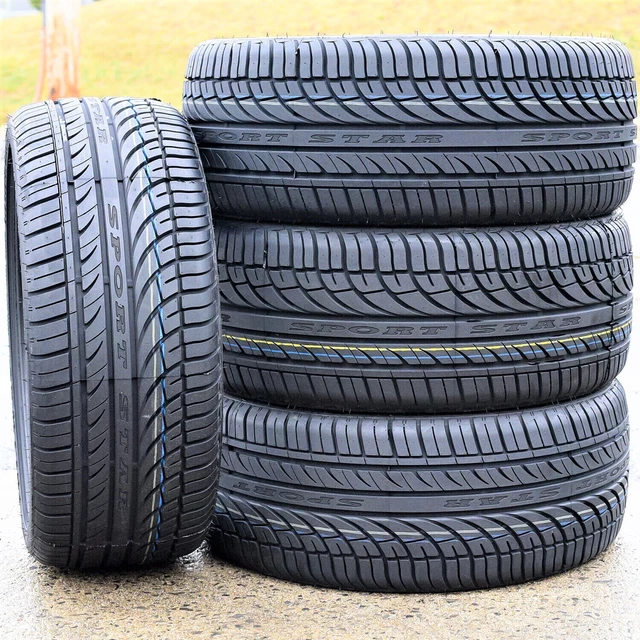 4 New Fullway HP108 2x 225/45R18 ZR 95W XL 2x 245/40R18 ZR 97W XL A/S UHP Tires
