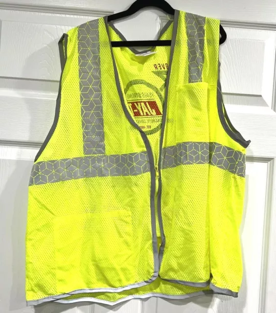 Men's Class 2 Type R Safety High Visibility Vest (5-Pack) (Branded)