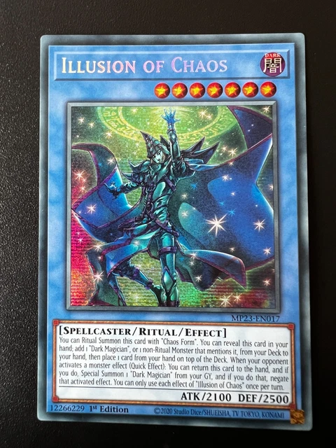 Yu-Gi-Oh! Illusion Of Chaos – MP23-EN017 Prismatic Secret Rare 1. Auflage