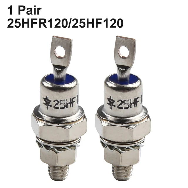 Diodo raddrizzatore base ferro in avanti 1 coppia raddrizzatori 25A direzione inversa 2