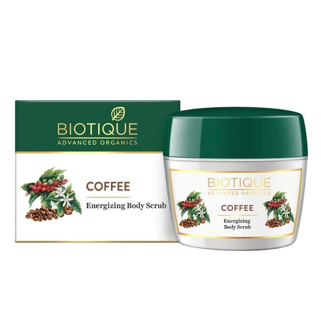 Biotique Café Energizante Exfoliante Corporal 100G Cara Piel Cuidado Natural