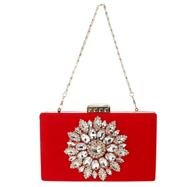Borsa a tracolla donna scintillante sera strass borsa a tracolla borsa a portafoglio