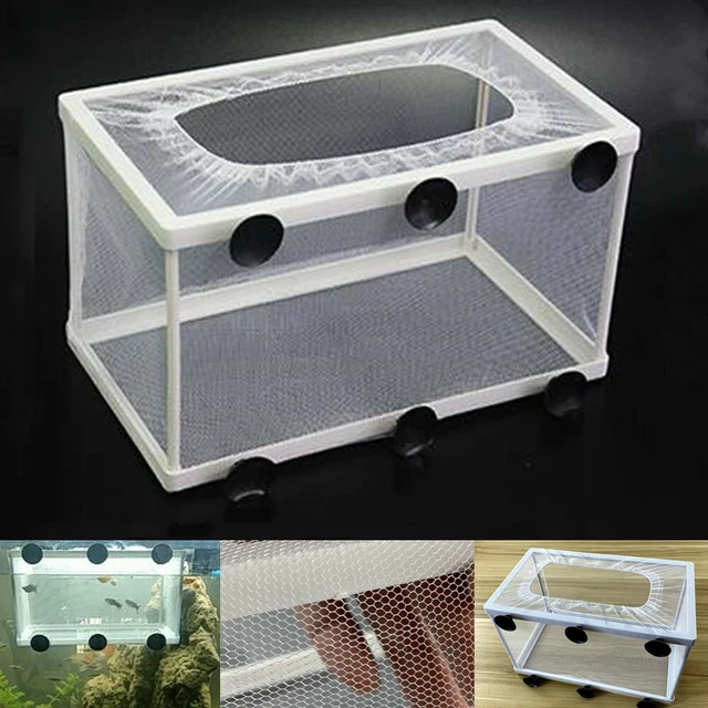 1PC Aquarium Fish Tank Guppy Breeding Breeder Baby Fry Net Trap Box Hatchery Hot
