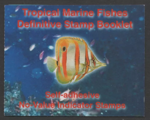 Singapore 2001 $2.20 Tropical Marine Fish Booklet MUH