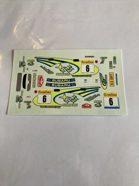 Décalcories (autocollants) 1/43 Hyundai WRC N°79 Rallye Monte-Carlo 2004 - AST CREATION43