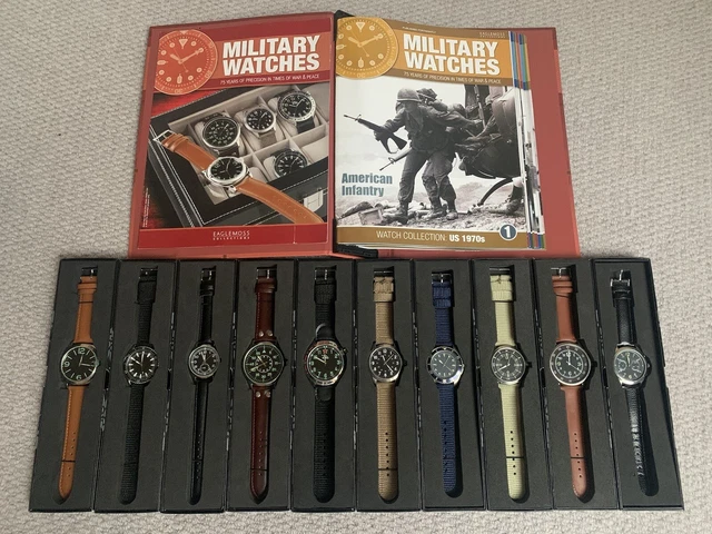 EAGLEMOSS MILITARY WATCH Collection (Issues 1-10) PicClick UK