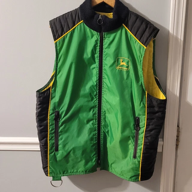 Vintage 1970's  john deere snowmobile vest