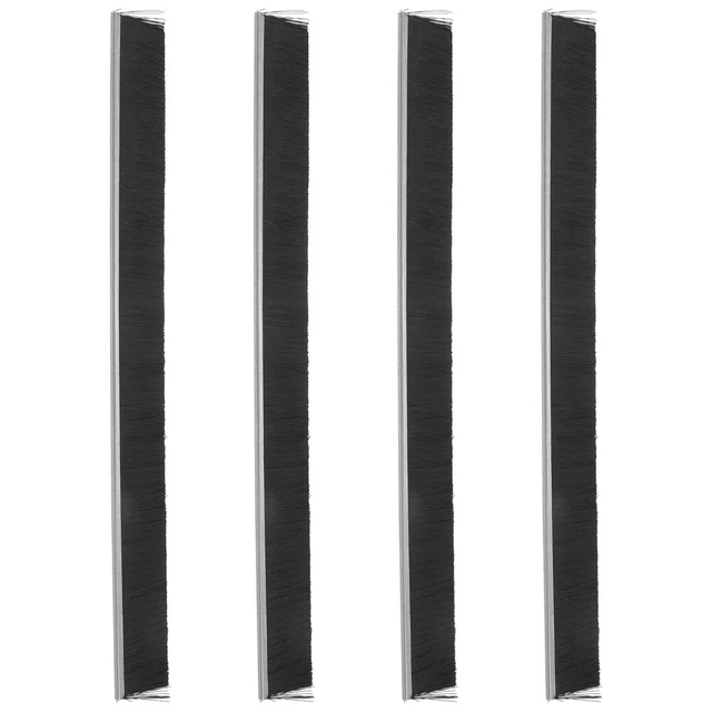 Copertura cassetta postale spazzola sigillante ufficio cassetta postale porta fondo spazzatrice nylon nero