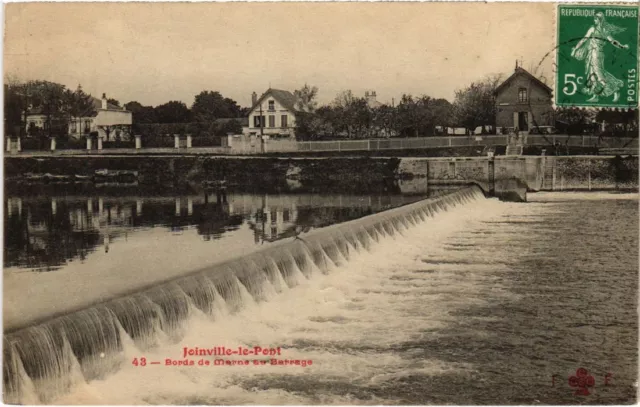 CPA AK Joinville le Pont Bords de Marne au Barrage FRANCE (1283434)