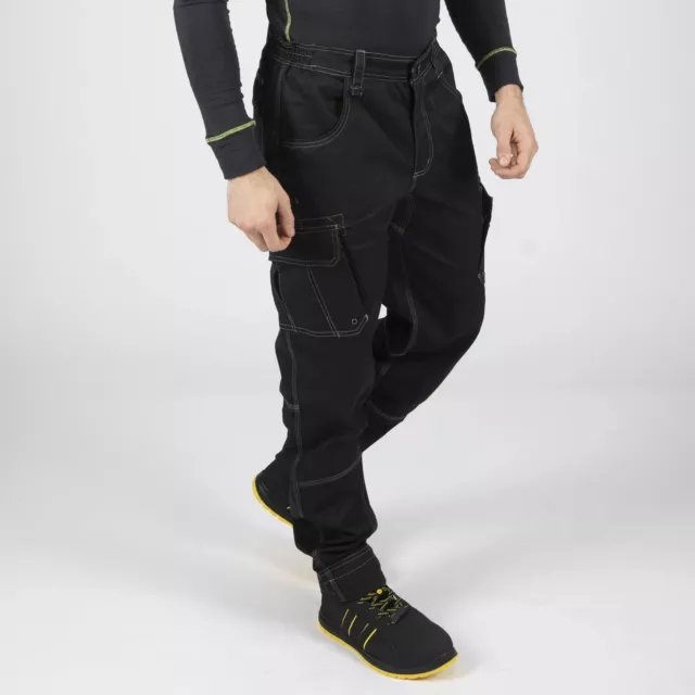 Pantalon de travail multipoches Antras NW noir pour homme du 38 AU 56