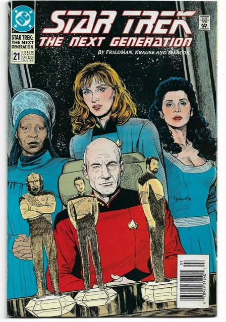 Star Trek the Next Generation #21 DC Comics 1991 F+