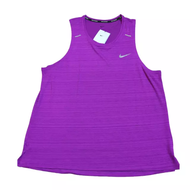 Nike Womens Fit-Dri Tank Top Built-in Bra Hot Pink Small Excellent