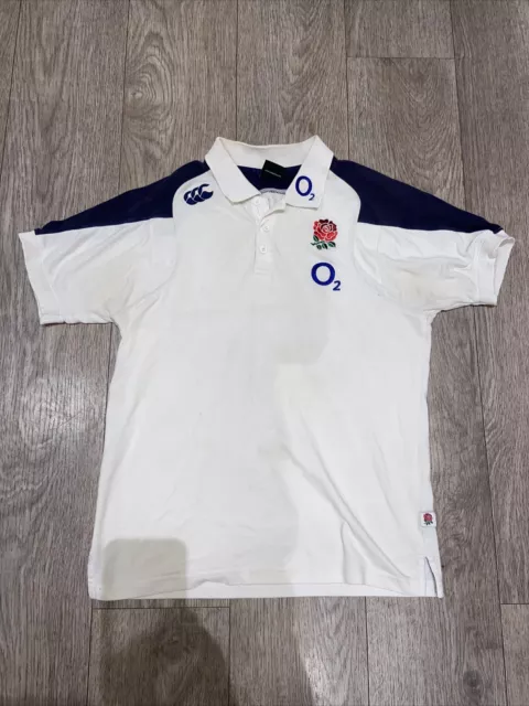 CANTERBURY ENGLAND RUGBY Player Issue Training Polo Shirt $16.30 - PicClick