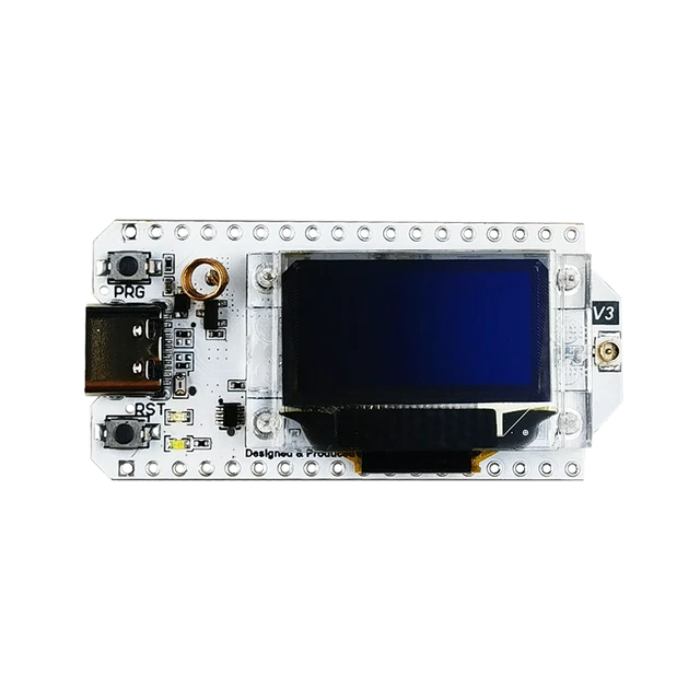 Kznifmk Carte De Développement Heltec Meshtastic LoRa32 V3 863-928 MHz - ESP32 OLED WiFi BT