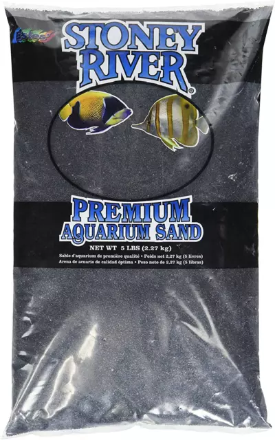 Estes Gravel Products AES06606 Este Marine Sand Black for Aquarium, 5-Pound