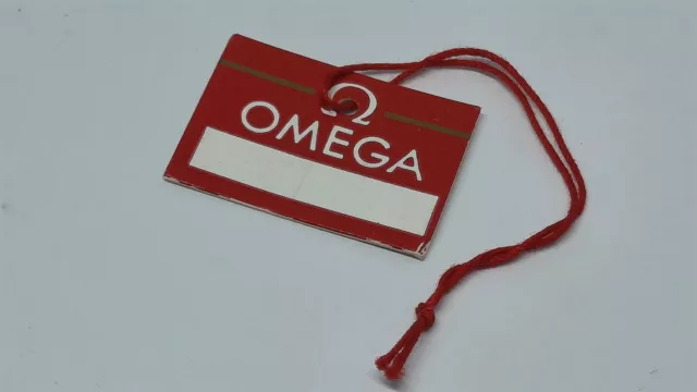 NOS Vintage Omega Blank Watch / Hang Sale Tag 1960' / 1970' 2