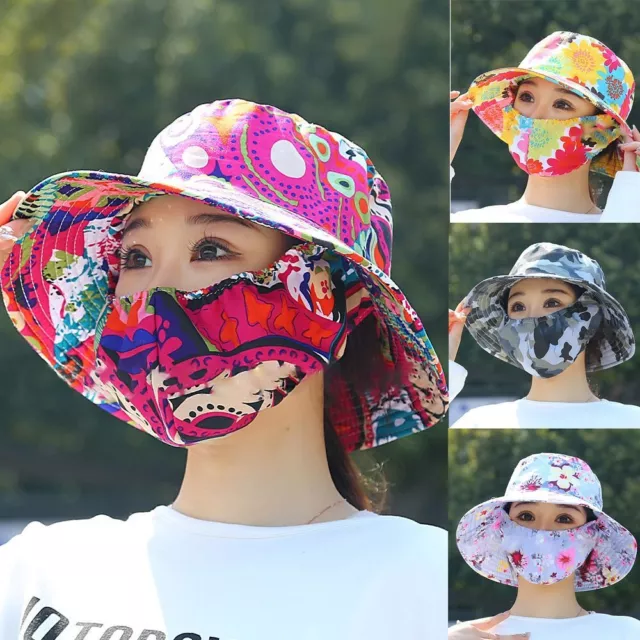 Anti-uv Sunscreen Cap Wide Brim Women's Ponytail Hat Fisherman Hat  Summer