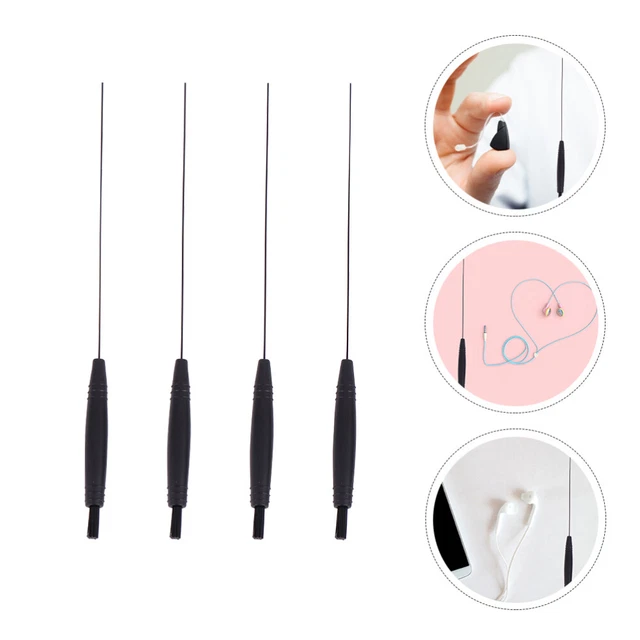 8 Pcs Reinigungsbürste für Hörverstärker Ohrhörer Jack Reiniger Pinsel Rekord Re