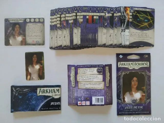 Arkham Horror El Juego De Cartas - Jacqueline Fine - Mazo De Investigador (R1)