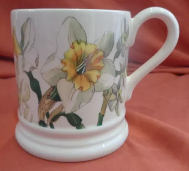 Rare Emma Bridgewater Spring Daffodil Narcissus Flowers  Half Pint Mug