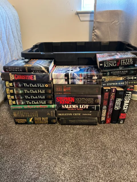 First Edition Stephen King Hardback Books! Paperback Books! (Read Description)