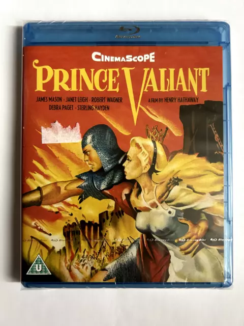 Prince Valiant James Mason Janet Leigh Eureka! Brand New Sealed Blu-Ray