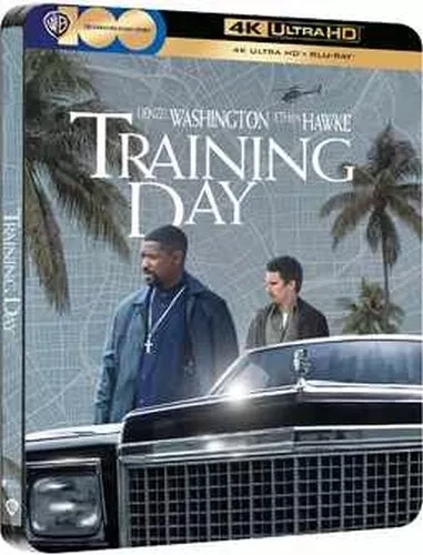 Training Day Limited Edition Steelbook 4K Ultra Hd + Blu-Ray[Uk] New4K Bluray