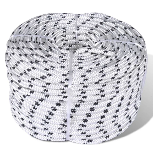 Braided Rope Coil Boat Line Polyester 0.47"x1968.5"