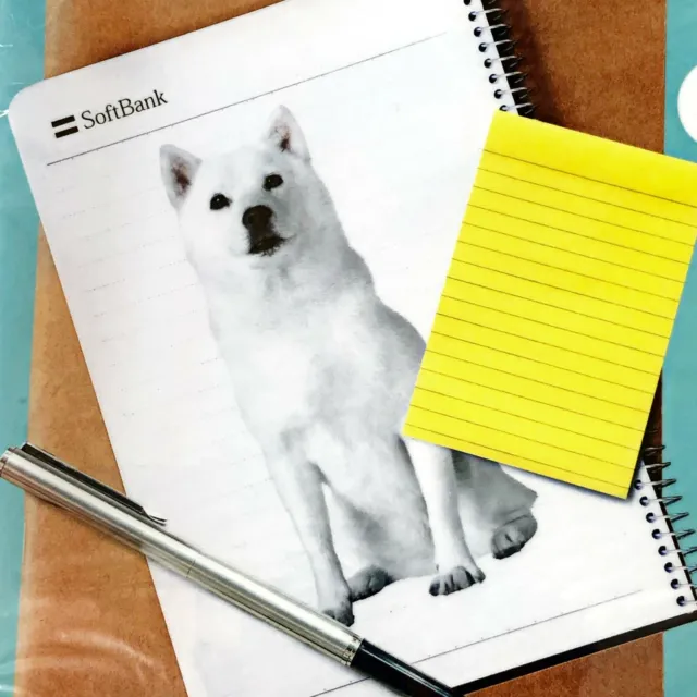 OTOSAN SoftBank Famous Dog Shiba INU Mascot A4 Clear Case File Collectible C10